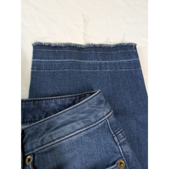 Michael Kors Jeans Womens 8 Raw Hem Cropped Denim‎ Pants - Picture 4 of 9